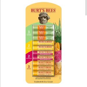 NBIB Burt's Bees Lip Balm Assortment Pack of 10